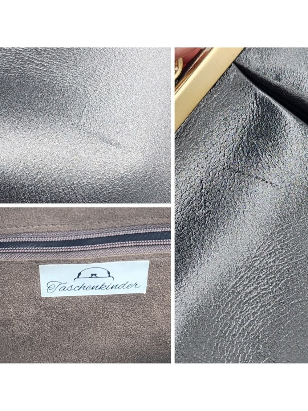 Black Leather Frame Bag #2950 - Picture 17 of 17